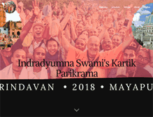 Tablet Screenshot of kartikparikrama.com